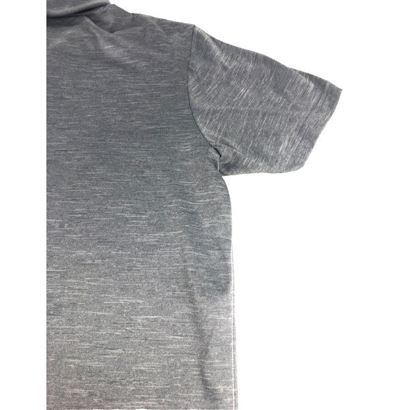 Adidas Men's Polo Golf Shirt XL Short Sleeve Gray and White Blended + Trim 88387 - Picture 11 of 11